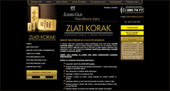 Desktop Screenshot of nakup-zlata.eu